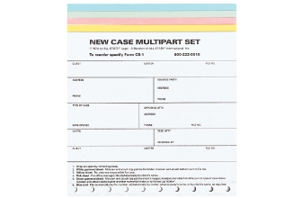 Pre-Printed Case File System Labels & Cards